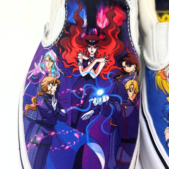 Vans Sailor Moon Slip On ComfyCush Pretty Guardians Sneakers - Picture 5 of 10
